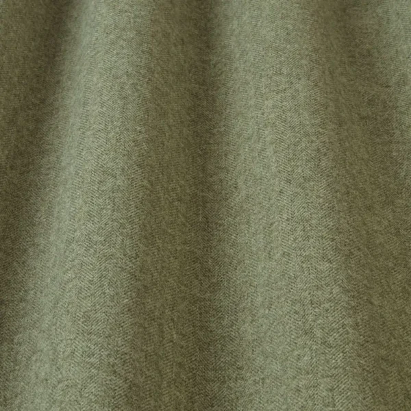 Bray Fabric - Herb by green plain fabric with wave