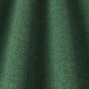 green plain fabric with wave