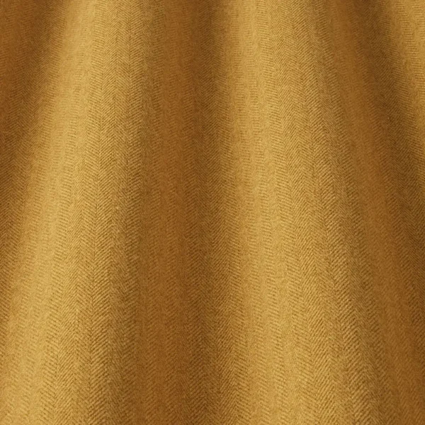 Bray Fabric - Dijon by orange plain fabric with wave
