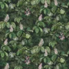 green botanical printed fabric from Designers Guild