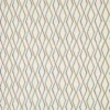 green geometric embroideried fabric from Designers Guild
