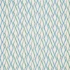 blue geometric embroideried fabric from Designers Guild