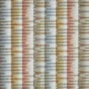 multicolour striped embroideried fabric from Designers Guild
