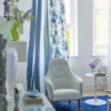 black-grey misc armchair with curtain and window