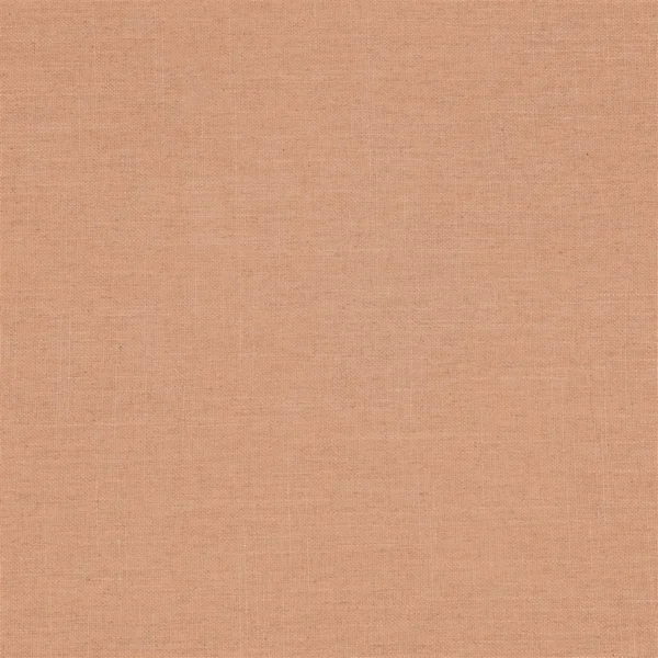 Melzo Fabric - Peach by orange plain woven fabric from Designers Guild