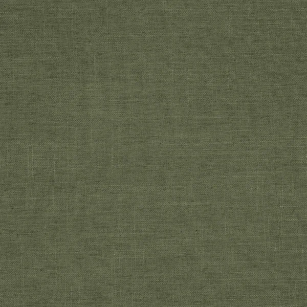 Melzo Fabric - Fir by green plain woven fabric from Designers Guild