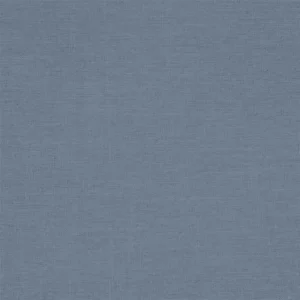 blue plain woven fabric from Designers Guild