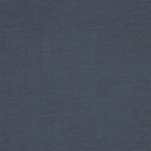 blue plain woven fabric from Designers Guild