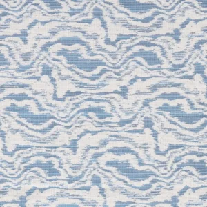 blue contemporary woven fabric from Chess