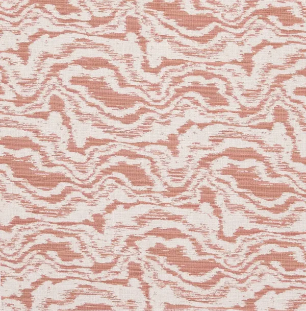 Cadence Fabric - Sienna by orange contemporary woven fabric from Chess
