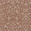 red botanical woven fabric from Chess