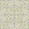 yellow botanical woven fabric from Chess