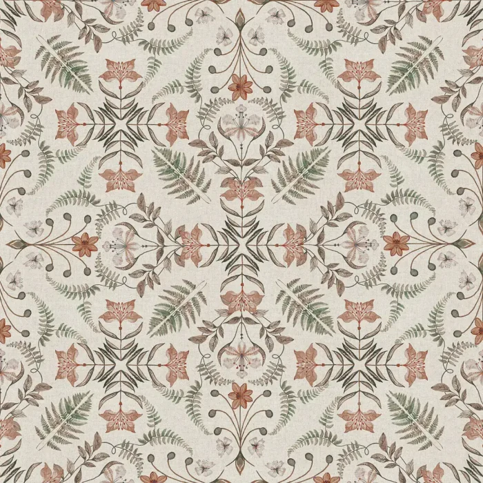 Fresco Fabric - Sienna swatch