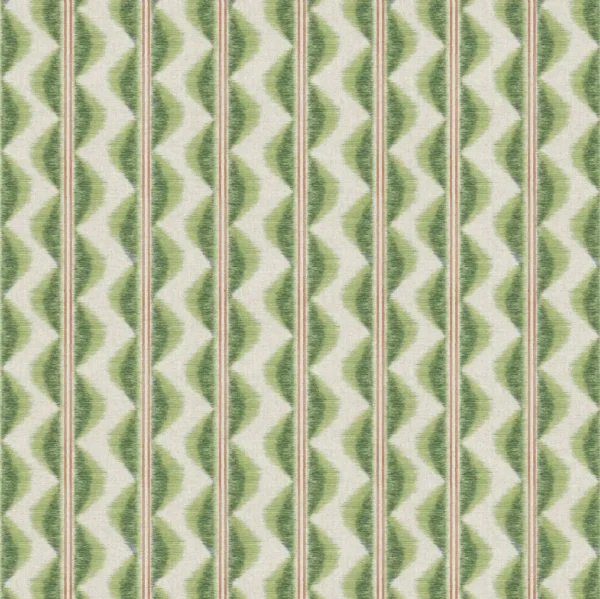 Legato Fabric - Apple by green striped woven fabric from Chess