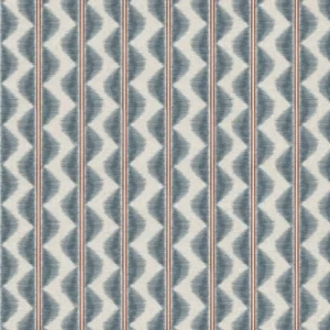 blue striped woven fabric from Chess
