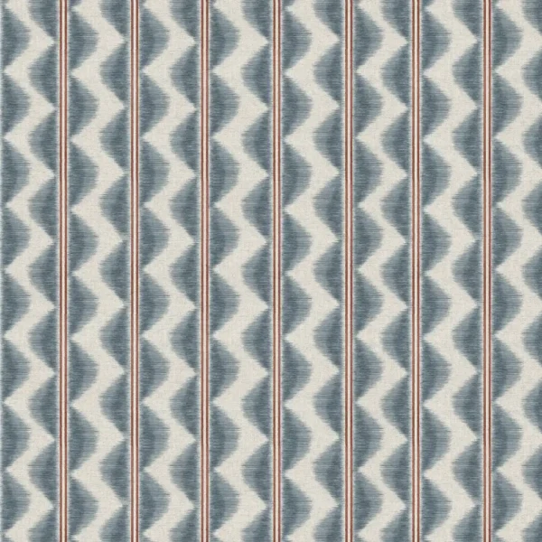 Legato Fabric - Denim by blue striped woven fabric from Chess