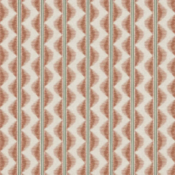 Legato Fabric - Sienna by red striped woven fabric from Chess