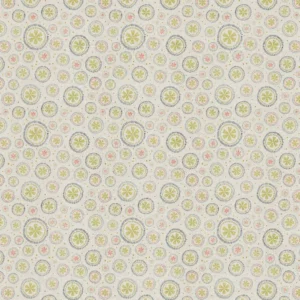 yellow spotted woven fabric from Chess