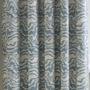 green contemporary curtain with