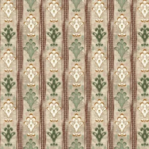 brown striped printed fabric from Chess