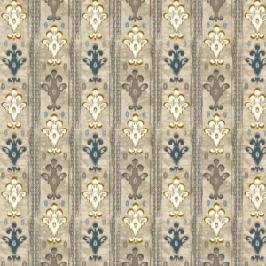 black-grey striped printed fabric from Chess