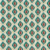 blue traditional printed fabric from Chess