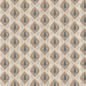 black-grey traditional printed fabric from Chess