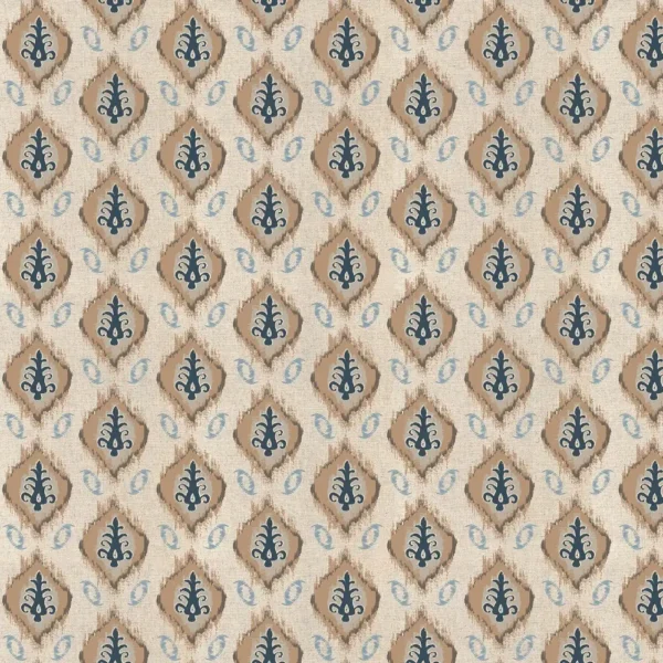 Bukari Fabric - Moonstone by black-grey traditional printed fabric from Chess