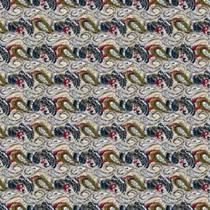 blue traditional printed fabric from Chess