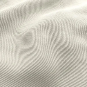 white striped velvet-chenille fabric from Wemyss