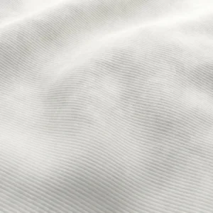 white striped velvet-chenille fabric from Wemyss