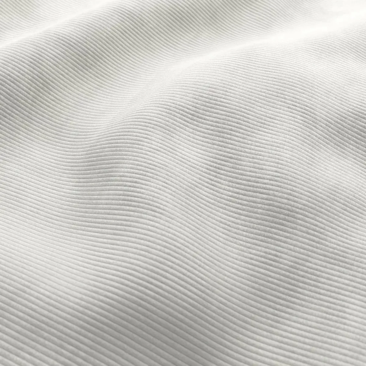 Ghent Fabric - 06 Clay by white striped velvet-chenille fabric from Wemyss