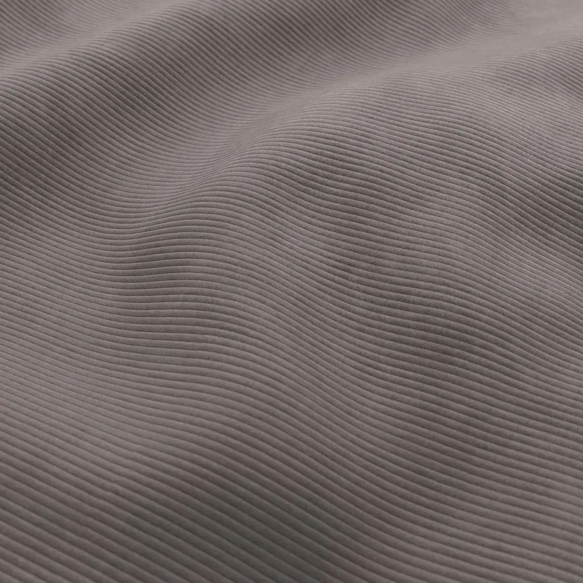 black-grey striped velvet-chenille fabric from Wemyss