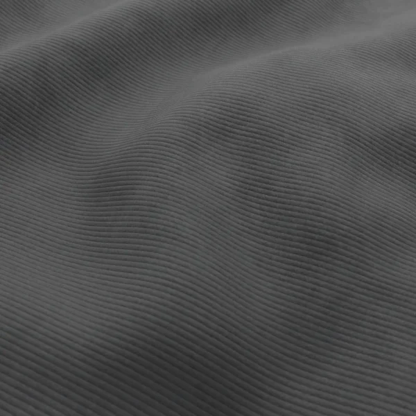 Ghent Fabric - 10 Shadow by black-grey striped velvet-chenille fabric from Wemyss