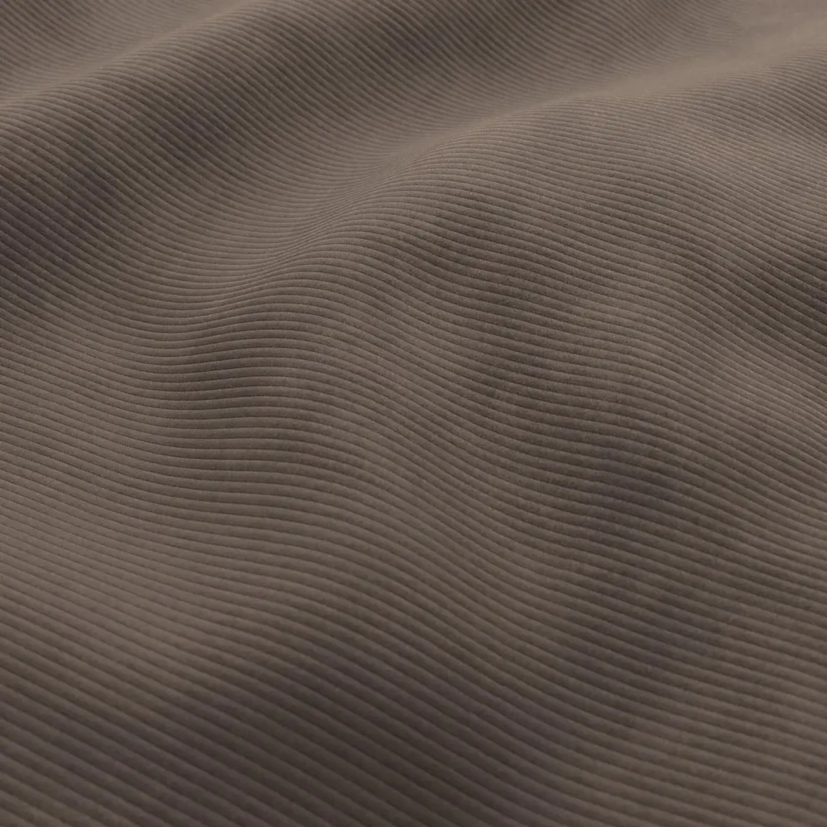 Ghent Fabric - 11 Espresso by brown striped velvet-chenille fabric from Wemyss