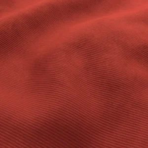 red striped velvet-chenille fabric from Wemyss