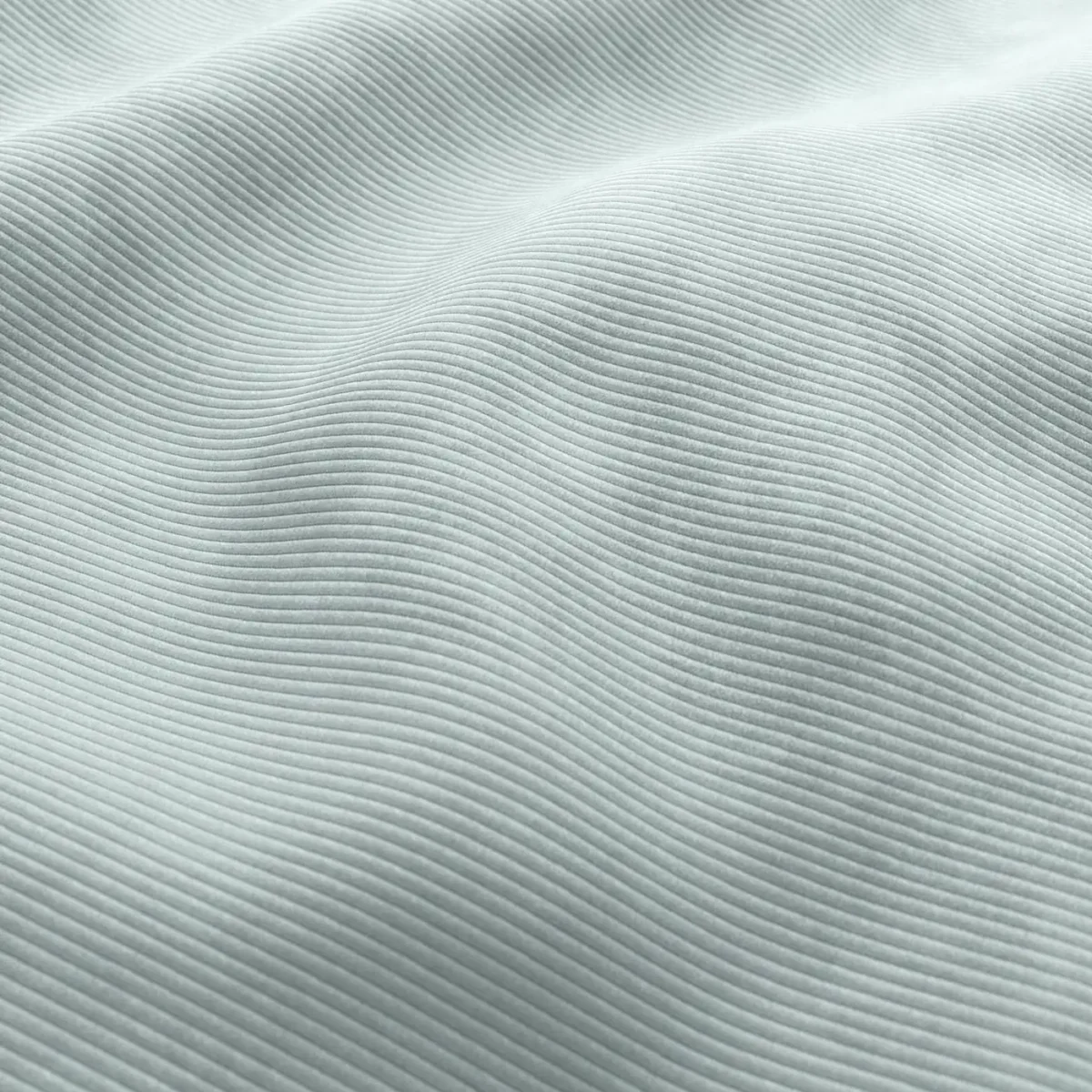 Ghent Fabric - 22 Seaspray by blue striped velvet-chenille fabric from Wemyss