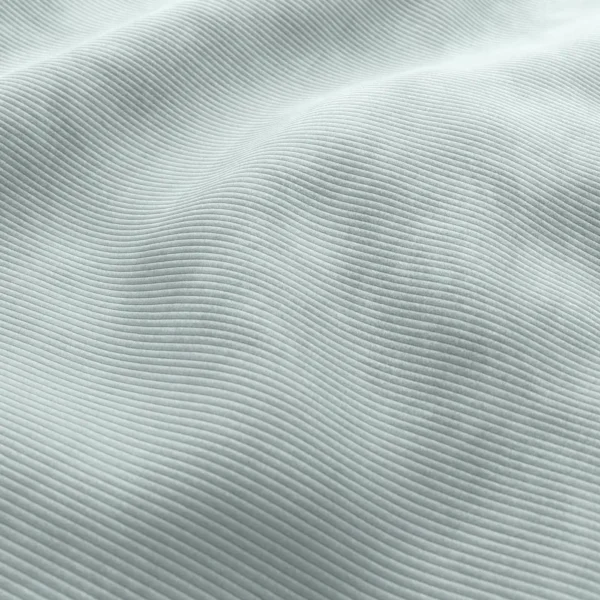Ghent Fabric - 22 Seaspray by blue striped velvet-chenille fabric from Wemyss