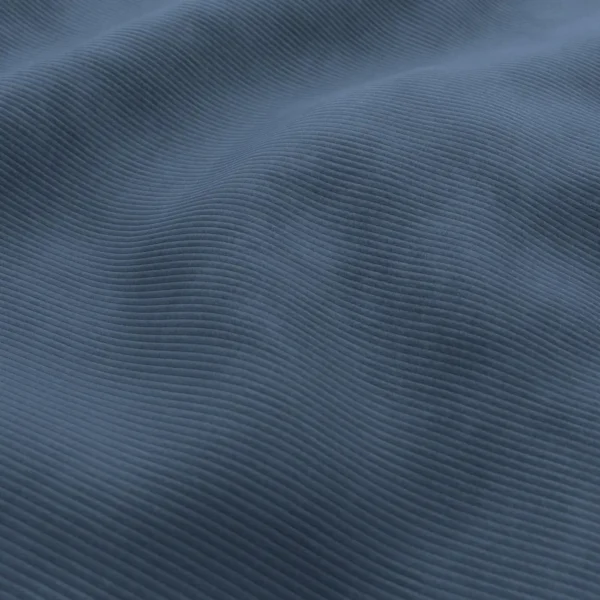 Ghent Fabric - 25 Lagoon by blue striped velvet-chenille fabric from Wemyss