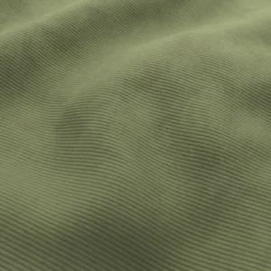 green striped velvet-chenille fabric from Wemyss