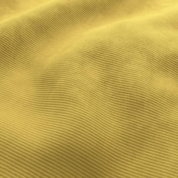 Ghent Fabric - 29 Ochre by yellow striped velvet-chenille fabric from Wemyss