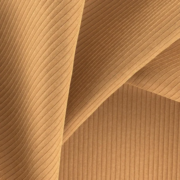 Ghent Fabric - 15 Chilli by orange striped fabric with weave