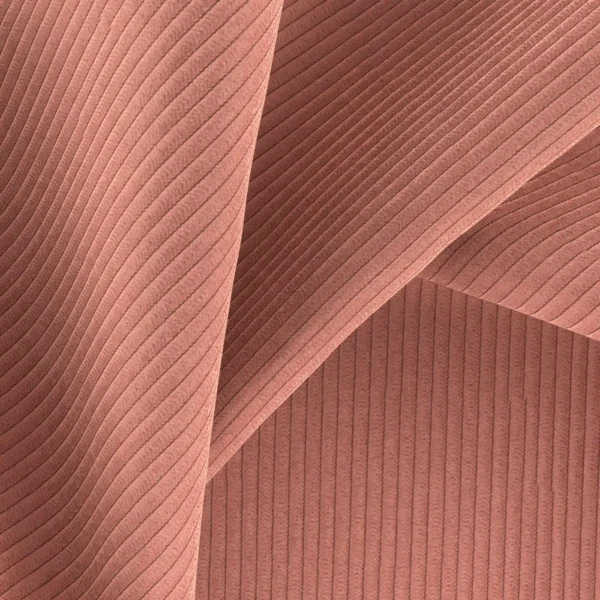 Ghent Fabric - 16 Rust by pink striped fabric with weave