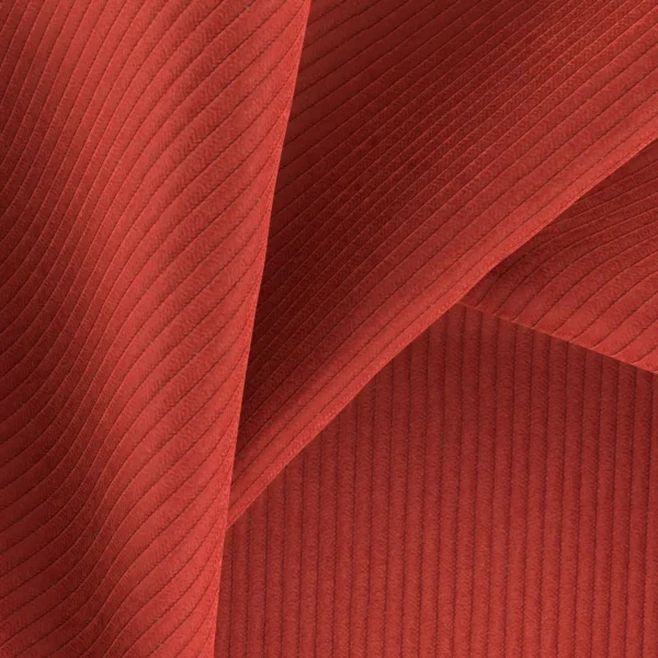 red striped fabric with weave