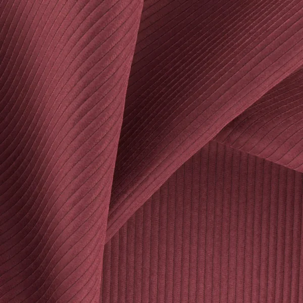 Ghent Fabric - 19 Beetroot by red striped fabric with weave