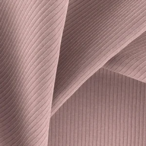 pink striped fabric with weave