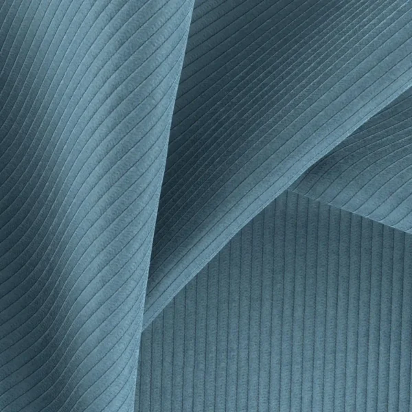 Ghent Fabric - 23 Peacock by blue striped fabric with weave