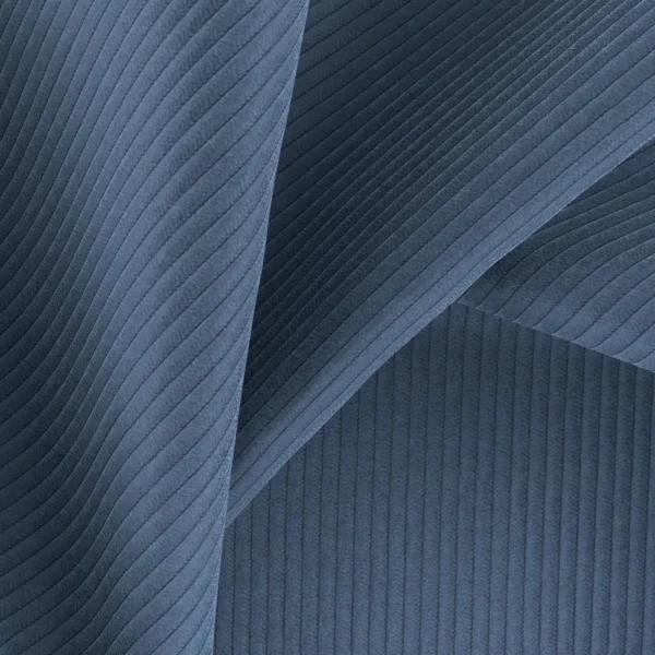 Ghent Fabric - 25 Lagoon by blue striped fabric with weave