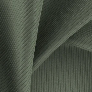 green striped fabric with weave