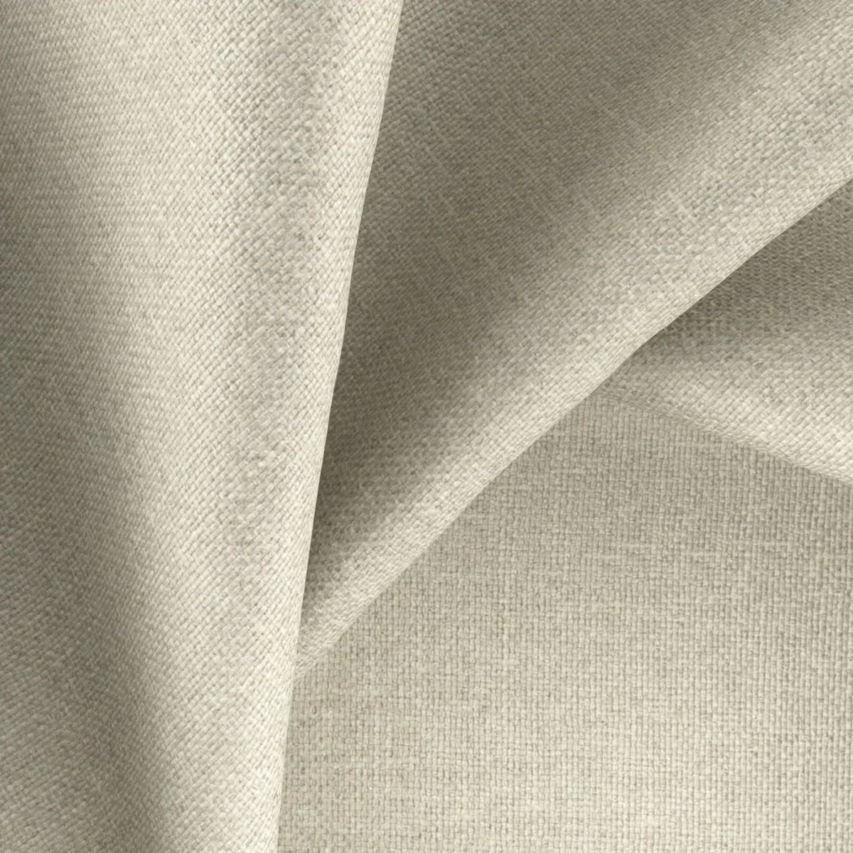 Tenby Fabric - 01 Rabbit by neutral plain fabric with weave